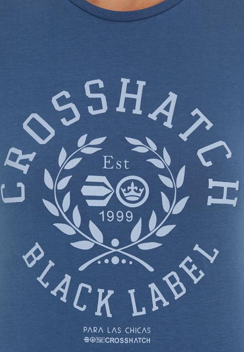 Crosshatch - Penelope T-shirt  Blue