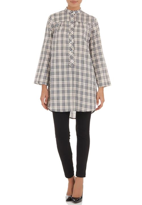 Megalo - Checked tunic Multi-colour
