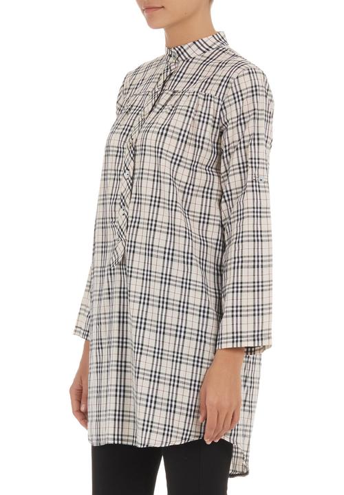 Megalo - Checked tunic Multi-colour