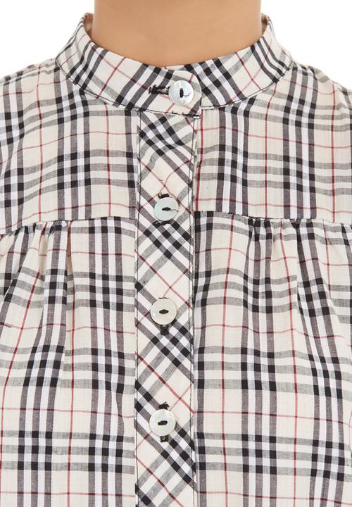 Megalo - Checked tunic Multi-colour