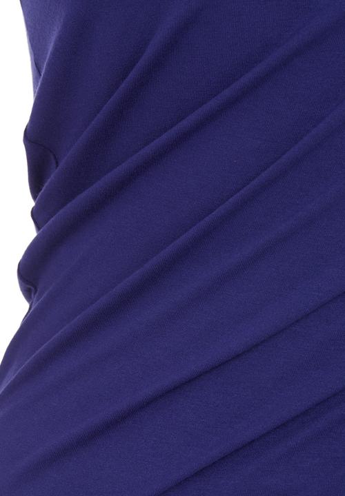 TART - Knit twist top Dark Blue
