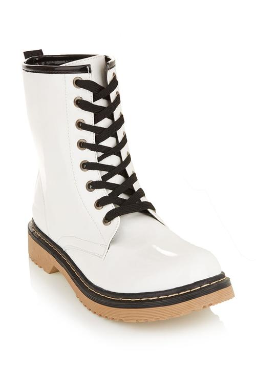 next white ankle boots