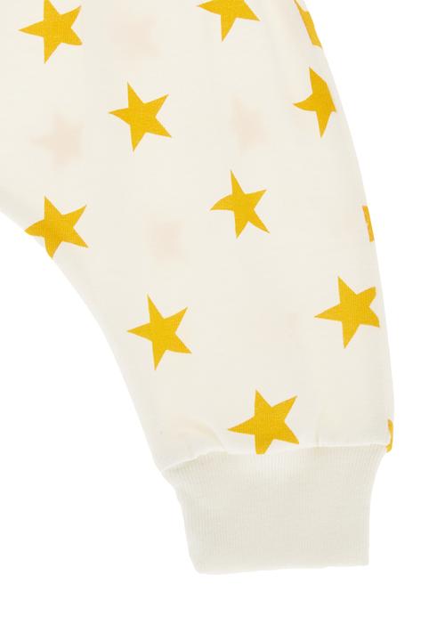 Petit Pois - Star-print harem pants Milk