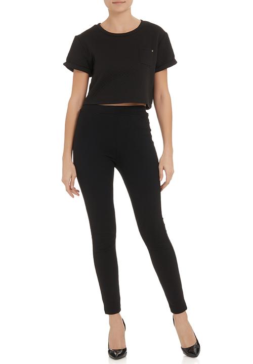 STYLE REPUBLIC - Boxy tee Black