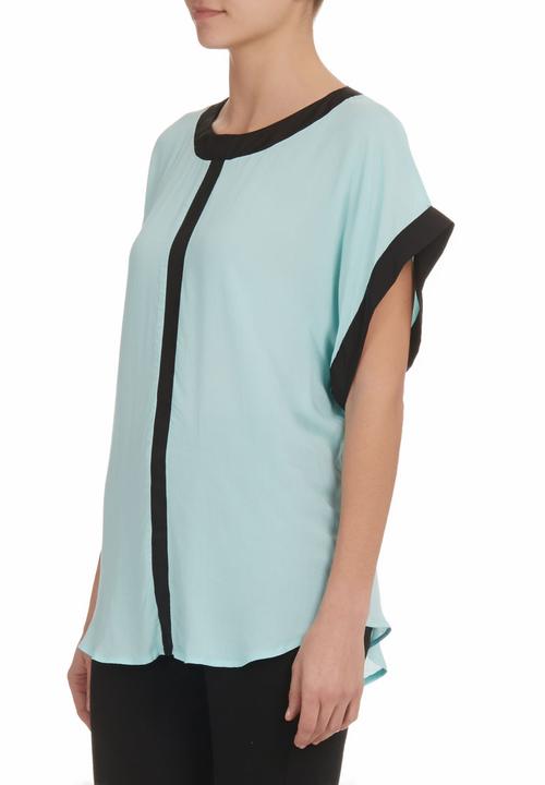 RUFF TUNG - Contrast Top Multi-Colour