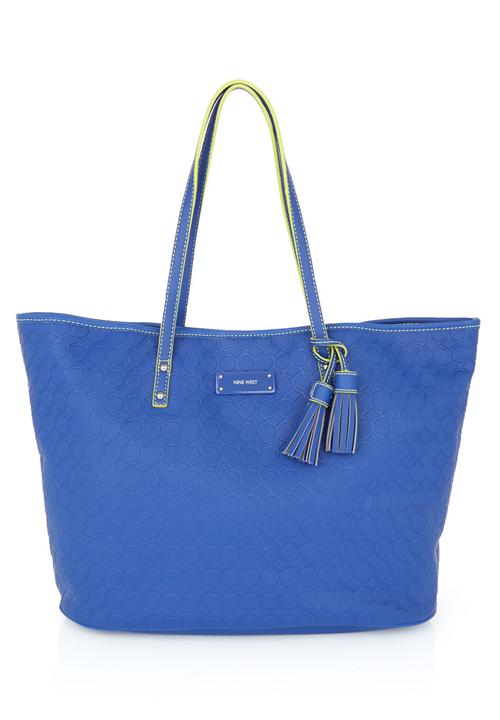 nine west blue purse