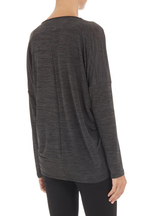 Slick - Silk top Dark Grey