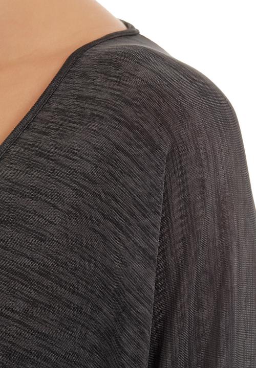 Slick - Silk top Dark Grey