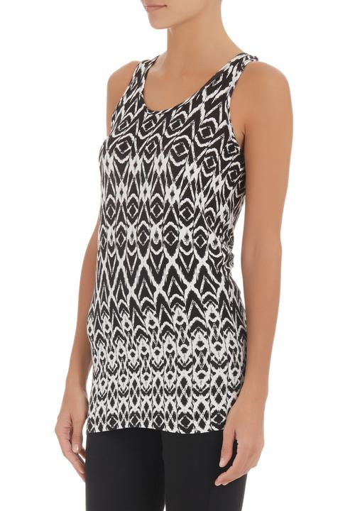 Slick - Printed cami Black/White