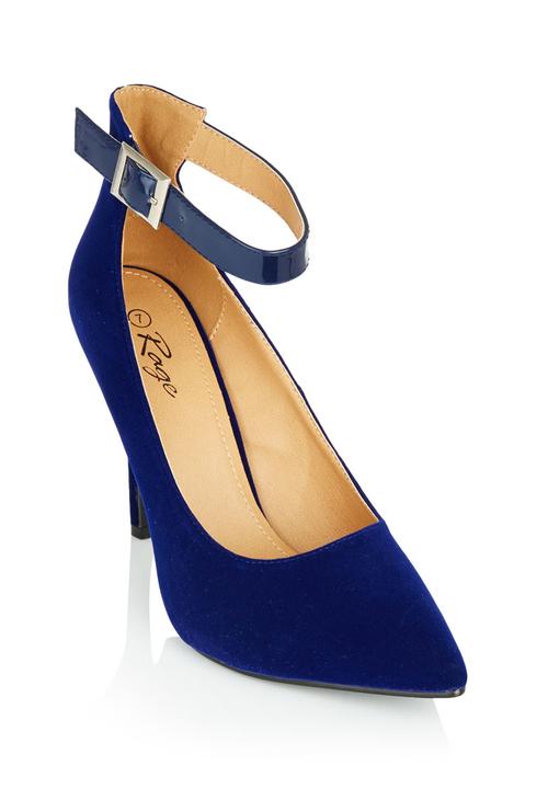 Court shoes with ankle strap Blue RAGE 