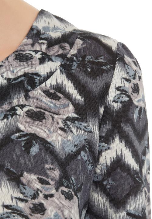 Revenge - Paisley knit dress Black