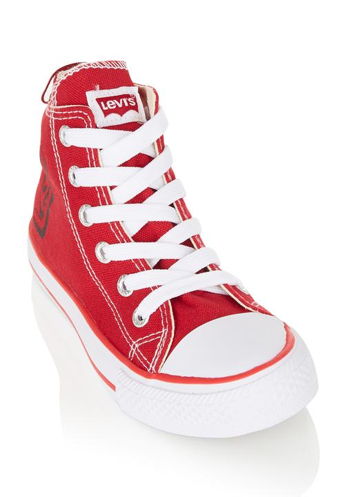 levis red shoes