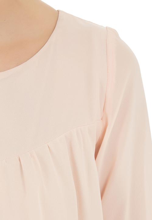 Label of Love - Chiffon baby doll top Pink