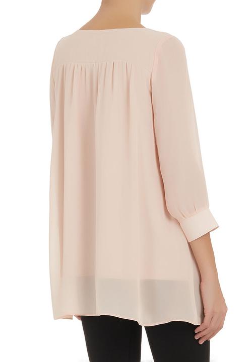 Label of Love - Chiffon baby doll top Pink