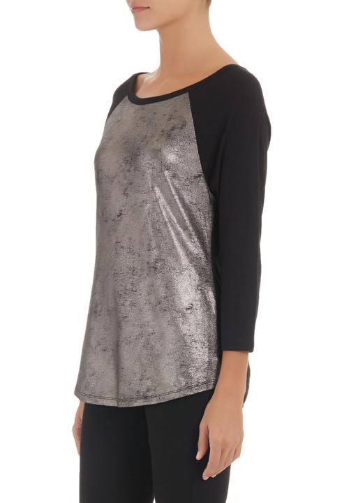 SASS - City hopper raglan T-shirt  Black