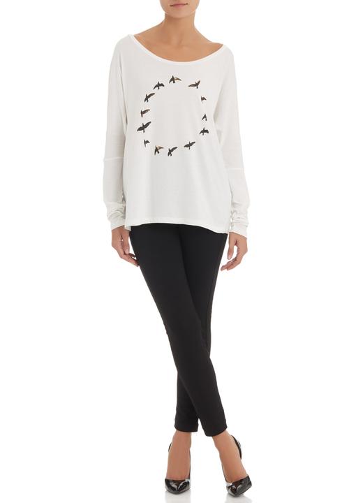 RVCA - Halo long-sleeved T-shirt  White