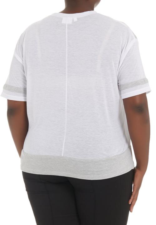 edge - Printed football T-shirt Mid Grey