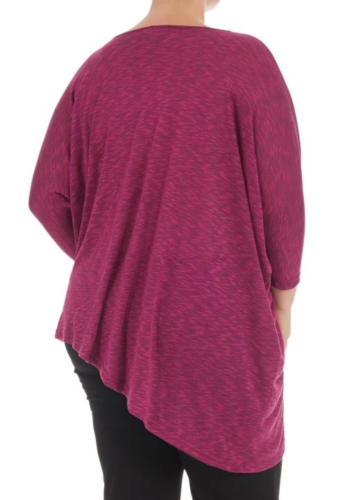 Isabel de Villiers - Side-draped top Magenta