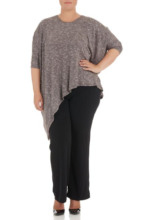 Isabel de Villiers - Side-draped Top Black/White