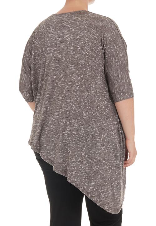 Isabel de Villiers - Side-draped Top Black/White