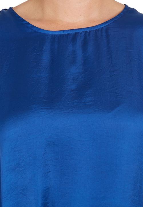 Isabel de Villiers - Satin tunic Cobalt