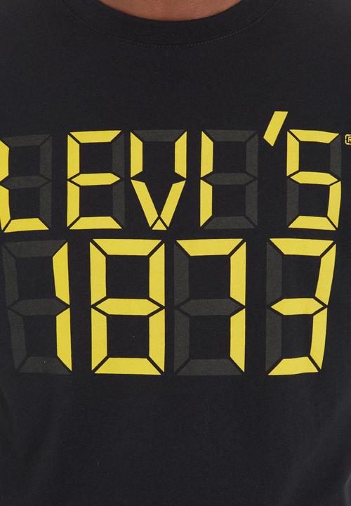 Levi’s® - Levi's® Digital-print T-shirt Black