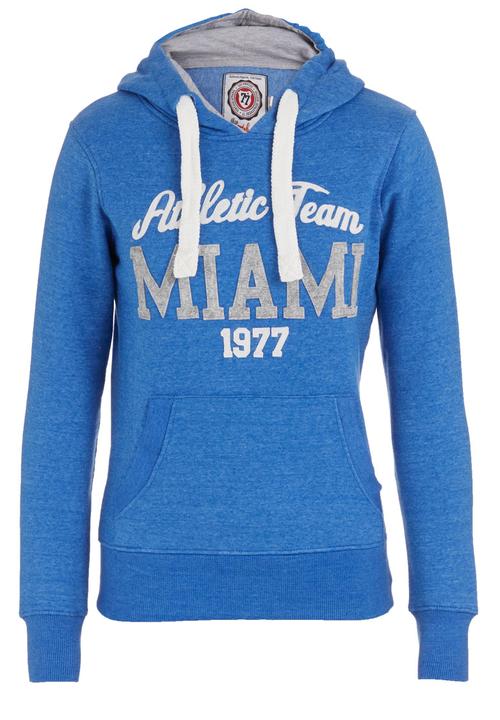 Miss Smith&Jones - Sophia hooded track top Mid Blue