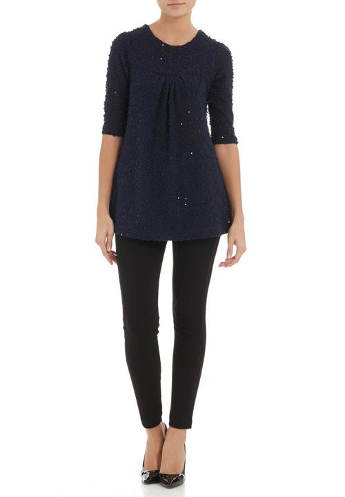 edit - Cut and sew tunic Navy