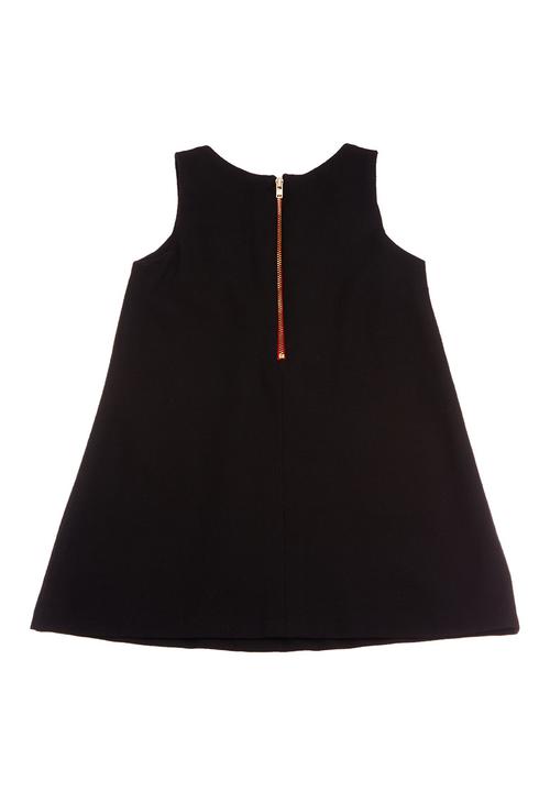 Pringle of Scotland - Pinafore Dress Black