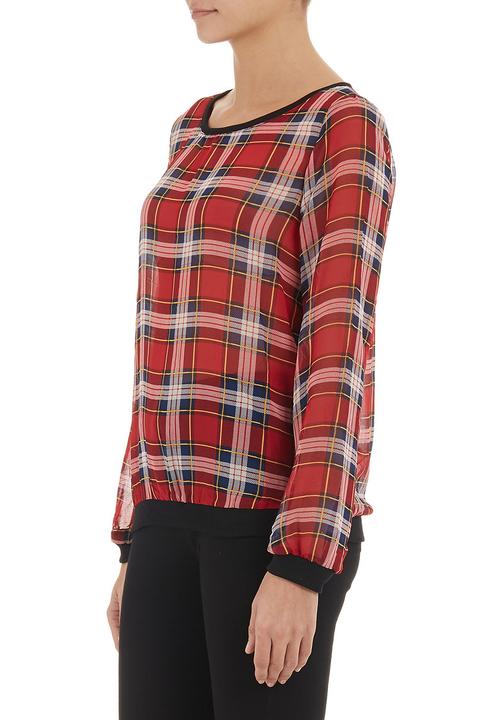 Traffic - Beyonce check blouse Multi-colour