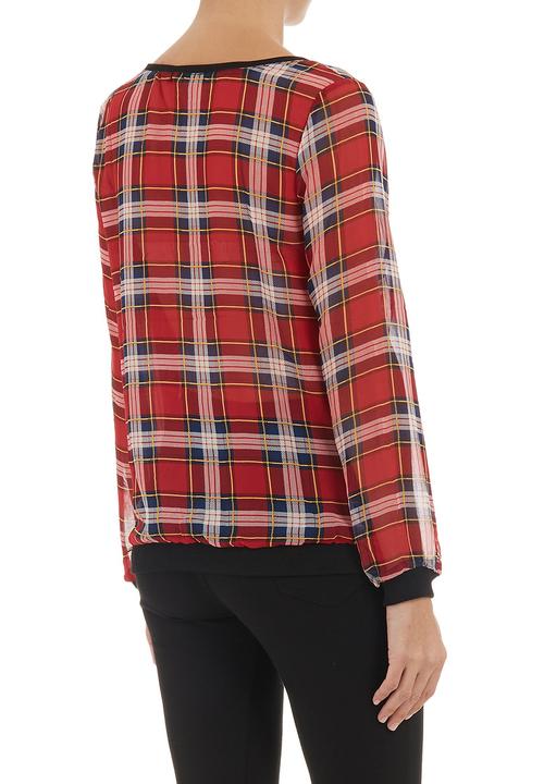 Traffic - Beyonce check blouse Multi-colour