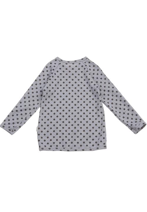Sticky Fudge - Printed long-sleeved top Grey
