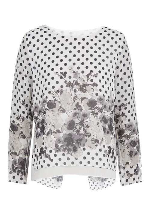 G Couture - Polka Dot Blouse Multi-colour