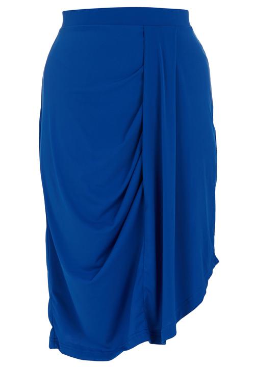 STYLE REPUBLIC - Draped Midi Skirt Cobalt