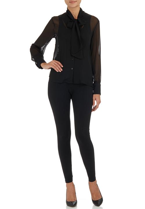 edit - Kitty-bow Blouse Black