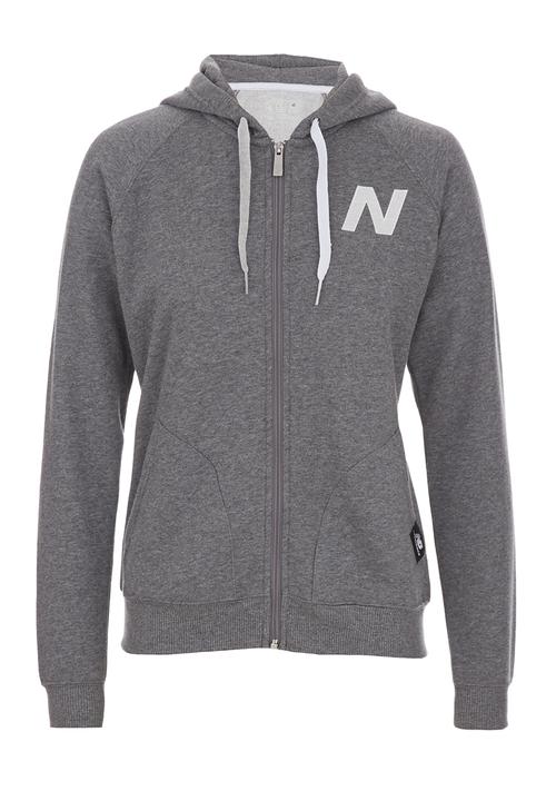 New Balance  - Essentials Full Zip Hoodie Grey
