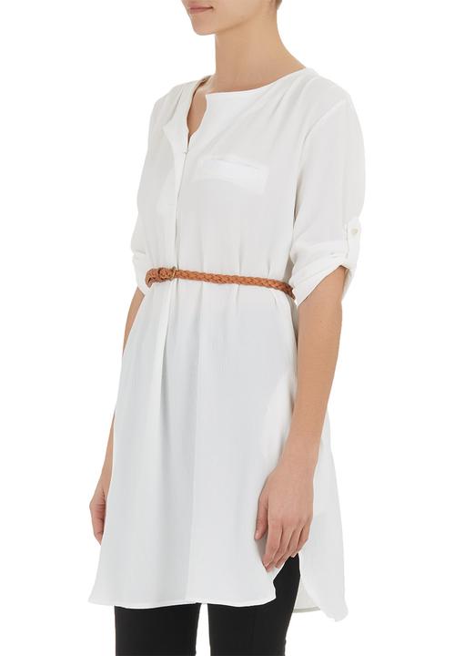 tunic dress with belt