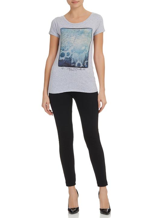 All About Eve - Daisy-printed Tee Pale Grey