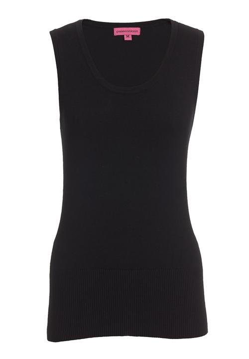 Passionknit - Knit tank Black
