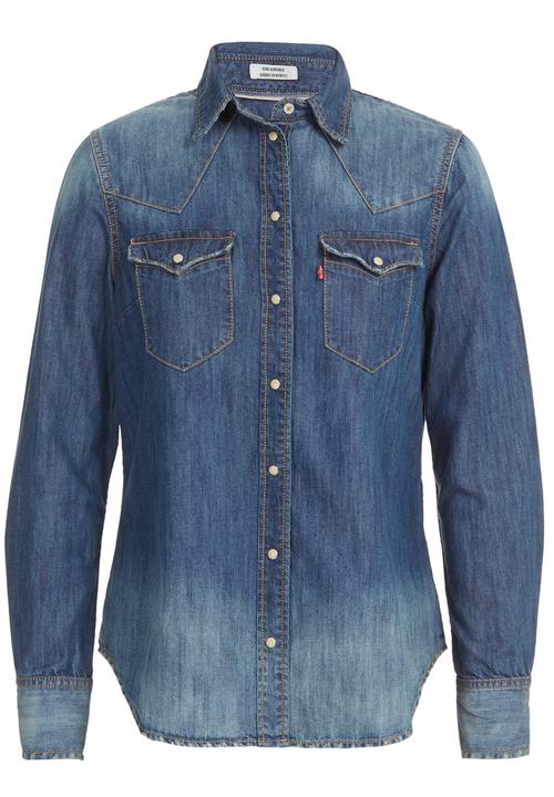Levi’s® - Tailored western denim shirt dark Blue