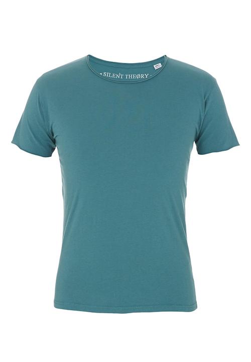 Silent Theory - Basic Raw Crew Tee Mid Green