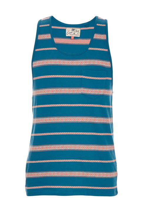 Next - Stripe Vest Blue/White