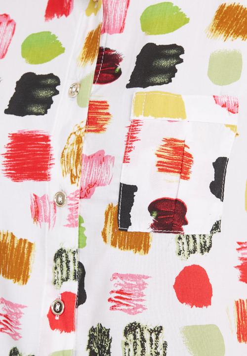 STYLE REPUBLIC - Open-back Sleeveless Shirt Multi-colour