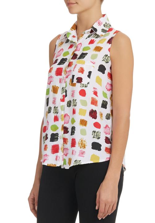 STYLE REPUBLIC - Open-back Sleeveless Shirt Multi-colour