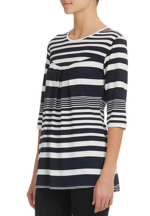 edit - Striped Tunic Top Blue/White