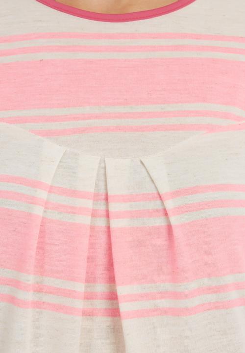Spree Designer - Pink Stripe Colour Bock Tunic Multi-colour