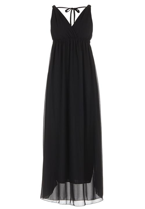 STYLE REPUBLIC - V-neck Maxi Dress Black