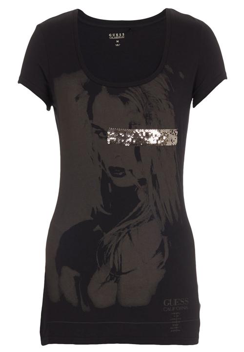 GUESS - Glitter Streak Top Black