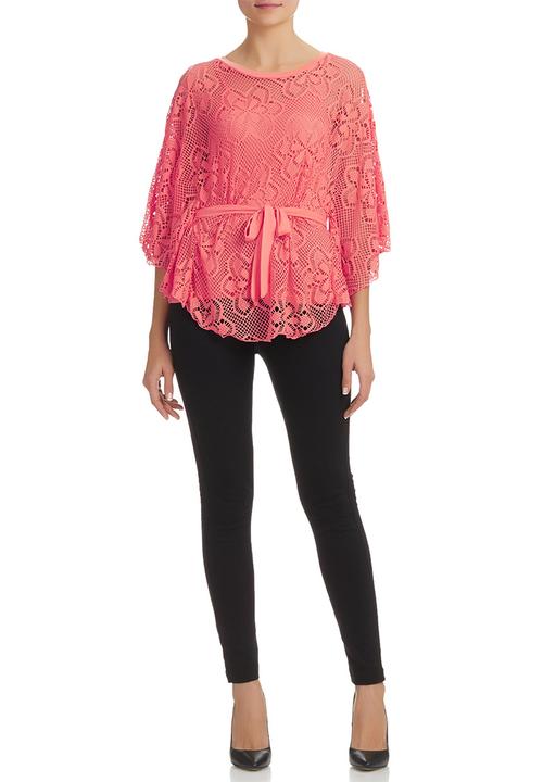 Revenge - Crochet Top Coral
