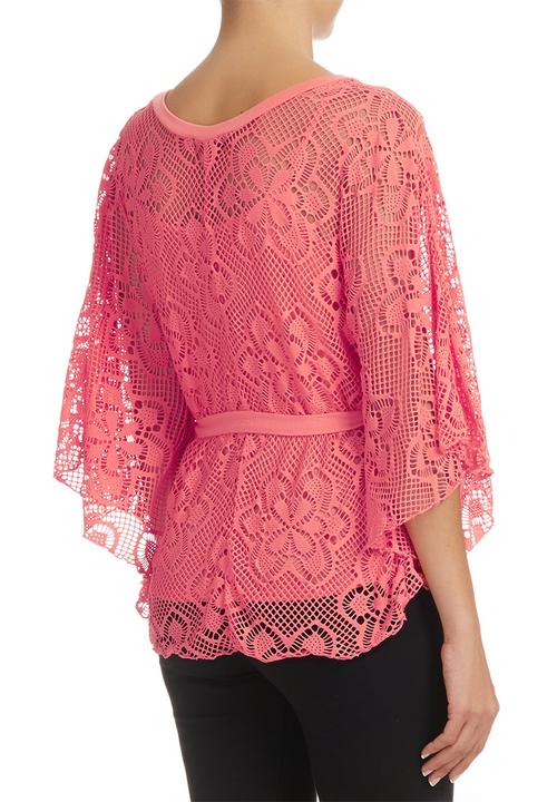 Revenge - Crochet Top Coral